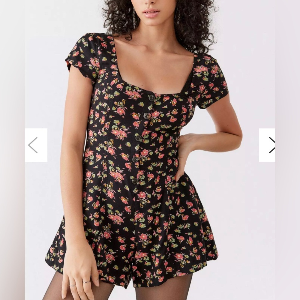 Urban Outfitters My So Called Romper Floral Rompers